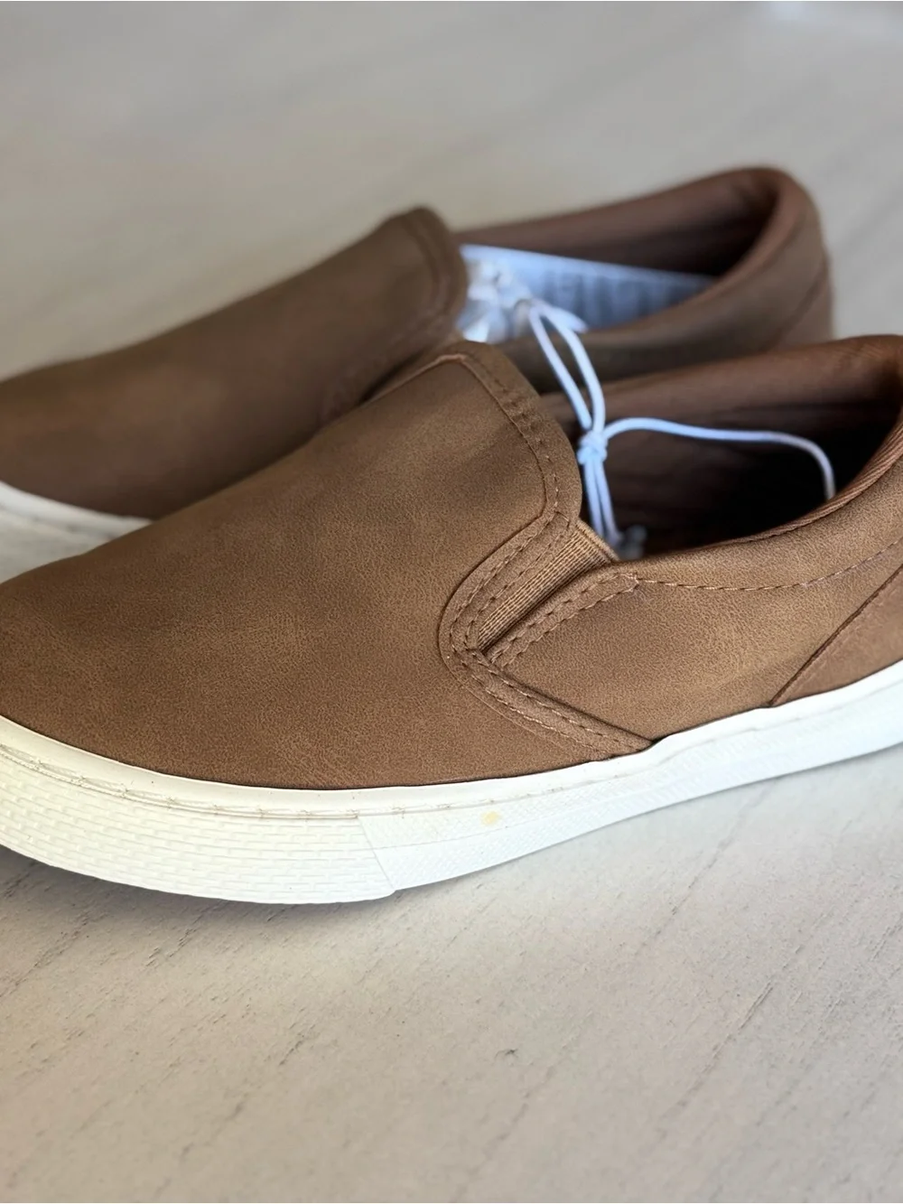 The Children's Place Brown Slip-On Kids Sneakers